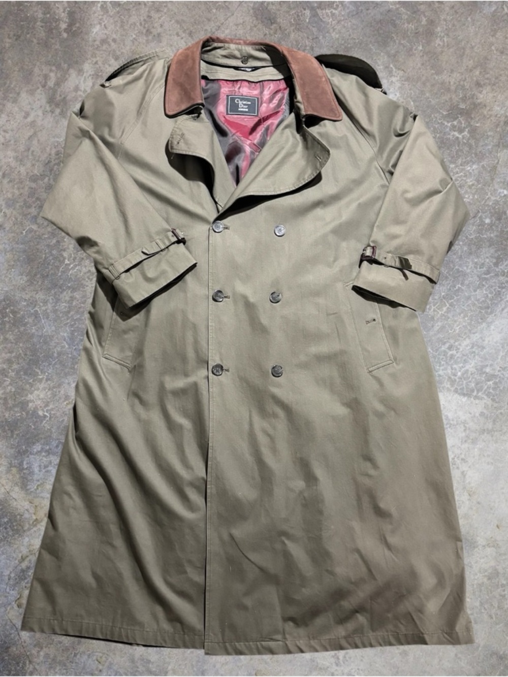 Vintage 90s Christian Dior Trench Coat